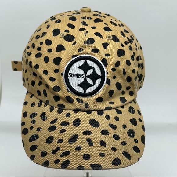 NFL Accessories - ’47 Brand Steelers Leopard‑Print Hat • Adjustable Strapback • OSFA